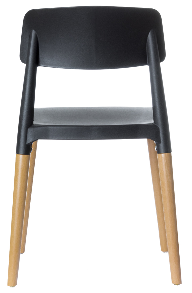 PAPERFLOW Besucherstuhl , GLAMWOOD, , 2er Set, schwarz PAPERFLOW Besucherstuhl , GLAMWOOD, , 2er Set, schwarz von paperflow