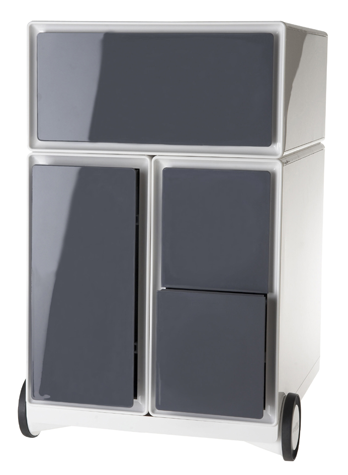 PAPERFLOW Rollcontainer easyBox, 1 Schub, weiß / anthrazit PAPERFLOW Rollcontainer easyBox, 1 Schub, weiß / anthrazit von paperflow