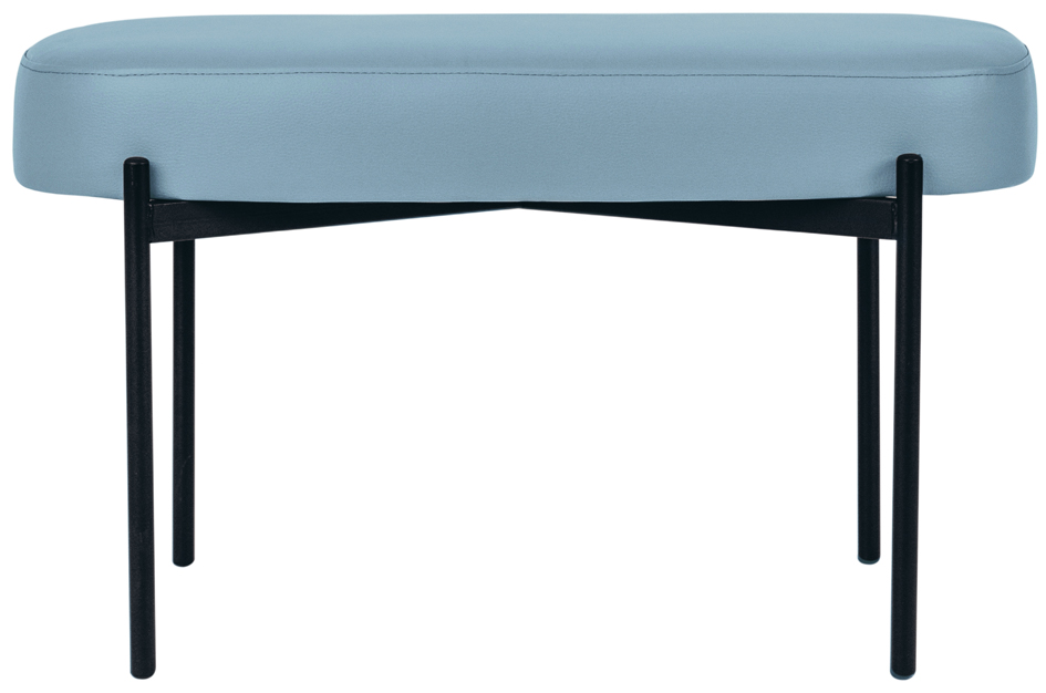 PAPERFLOW Sitzbank GAIA, Größe M, Kunstlederbezug, blau von paperflow