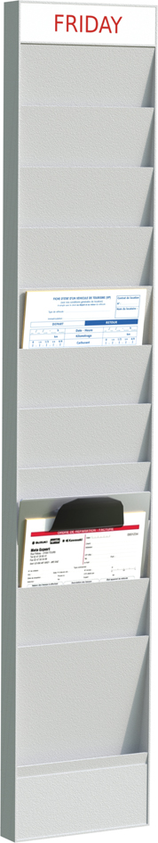 PAPERFLOW Wand-Büroplaner, 10 Fächer, A4, Zusatzelement PAPERFLOW Wand-Büroplaner, 10 Fächer, A4, Zusatzelement von paperflow