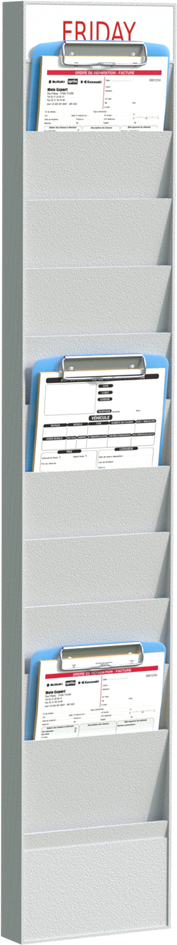 PAPERFLOW Wand-Büroplaner, 10 Fächer, A5, Zusatzelement von paperflow
