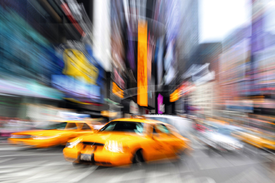 PAPERFLOW Wandbild , Manhattan Taxi, , aus Plexiglas von paperflow