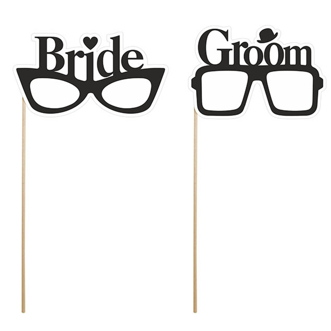 partydeco Fotohintergrund Photo Booth Accessoire Hochzeit "Bride & Groom", Hochzei partydeco Fotohintergrund Photo Booth Accessoire Hochzeit "Bride & Groom", Hochzei von partydeco