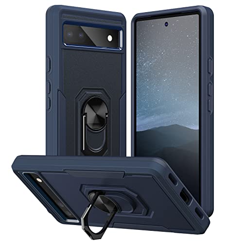 pcgaga Kompatibel mit Google Pixel 7 Hülle mit Ringhalter Ständer, für Google Pixel 7 Case, Handyhülle für Google Pixel 7, Unterstützung Magnetische Autohalterung, Blau pcgaga Kompatibel mit Google Pixel 7 Hülle mit Ringhalter Ständer, für Google Pixel 7 Case, Handyhülle für Google Pixel 7, Unterstützung Magnetische Autohalterung, Blau von pcgaga
