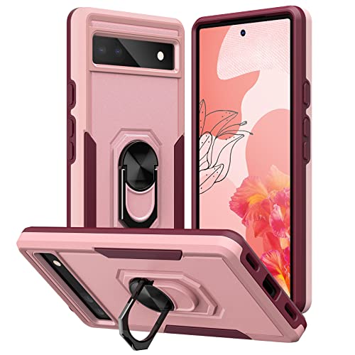 pcgaga Kompatibel mit Google Pixel 7 Hülle mit Ringhalter Ständer, für Google Pixel 7 Case, Handyhülle für Google Pixel 7, Unterstützung Magnetische Autohalterung, Rosa pcgaga Kompatibel mit Google Pixel 7 Hülle mit Ringhalter Ständer, für Google Pixel 7 Case, Handyhülle für Google Pixel 7, Unterstützung Magnetische Autohalterung, Rosa von pcgaga