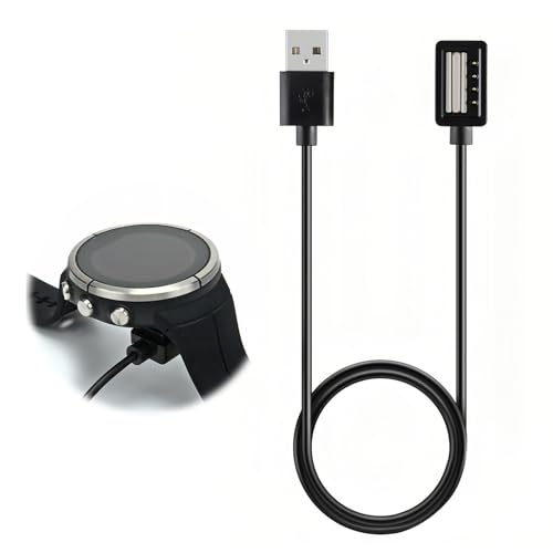 USB-Ladegerät für Suunto Spartan Ultra, Spartan Sport, Suunto 9, D5, EON Core - 100 cm Ladekabel mit Überspannungs- und Überstromschutz, Schnell und Stabil USB-Ladegerät für Suunto Spartan Ultra, Spartan Sport, Suunto 9, D5, EON Core - 100 cm Ladekabel mit Überspannungs- und Überstromschutz, Schnell und Stabil von peaceking