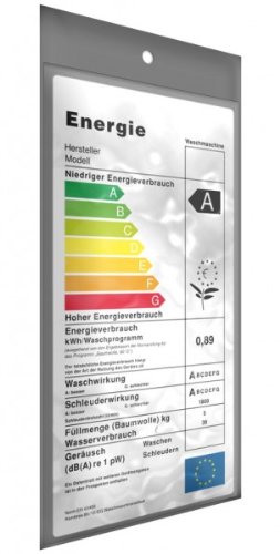 peha EU-Energie Label Schutzhüllen, 240 x 125 mm + 25 mm (50 Stück) von peha