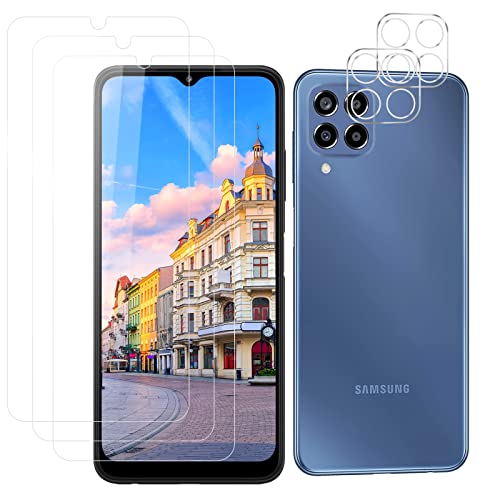 pehael Für Samsung Galaxy M33 5G Folie, Kante an Kante, Anti-Kratze, 9H Glass Folie Berührungsempfindlich, Ultra-HD, Glasfolie Displayschutzfolie, [3+2] Panzerfolie von pehael