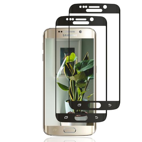 pehael Für Samsung Galaxy S6 Edge Schutzfolie, [Kante an Kante][Anti-Kratzer][Berührungsempfindlich][Ultra-HD][2 Panzer Schutz Glas][9H Folie] Displayschutzfolie von pehael