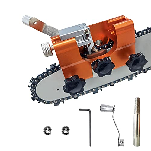 Kettensäge Schärfgerät, Tragbar Kettensägenschärfer Kit, Tragbar Handkurbeln Sägekettenschärfgerät Sägeketten mit 1 Schleifköpfen Zum Schärfen von 1/4" und 3/8" Niedrigprofil Kettensäge Schärfgerät, Tragbar Kettensägenschärfer Kit, Tragbar Handkurbeln Sägekettenschärfgerät Sägeketten mit 1 Schleifköpfen Zum Schärfen von 1/4" und 3/8" Niedrigprofil von peiyee
