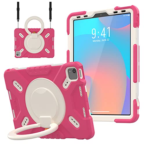 Dreifach stoßfeste Schutzhülle für iPad Air 5. / 4. Generation 27,7 cm (10 Zoll) 2022/2020, robuste iPad Pro 11 Hülle 2022 2021 2020 2018 Gen, Kinder Junge Mädchen iPad Cover mit Ständer und von PEPKOO