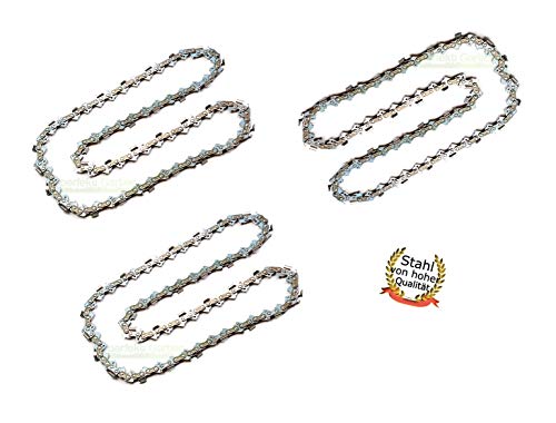 3X Sägekette 45cm; 1,3mm; 3/8"; 62 TG passend für MATRIX MCS 46-45, VARIOLUX V-BKS 45, Greenworks Pro 80V Max Kettensäge 3X Sägekette 45cm; 1,3mm; 3/8"; 62 TG passend für MATRIX MCS 46-45, VARIOLUX V-BKS 45, Greenworks Pro 80V Max Kettensäge von perfektGarten