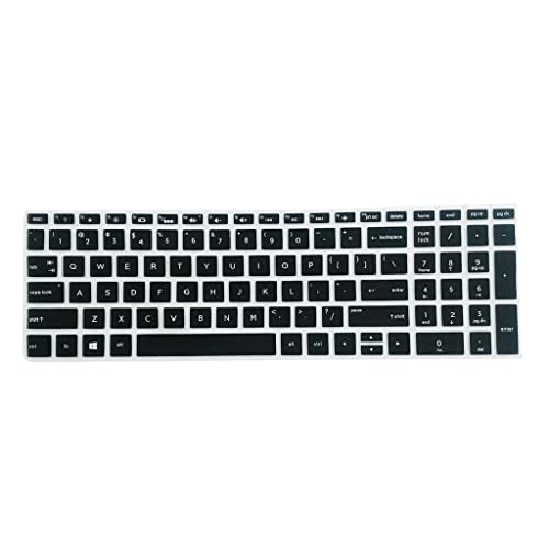 Silikagel Keyboard Skin Tastatur Abdeckung Aufkleber für 1,6 Laptops -schützt vor Spritzwasser, Kaffee, Tee, Schwarz von perfk