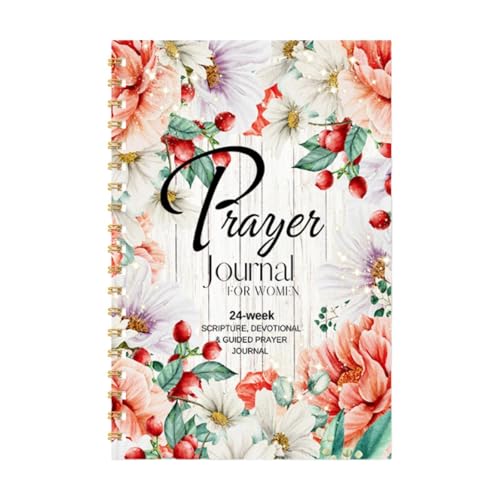perfk Gebetstagebuch für Frauen, christliches Bibeltagebuch, Kunstgeschenke, Spiralnotizblöcke mit flexiblem, christliches Notizbuch zum Journaling perfk Gebetstagebuch für Frauen, christliches Bibeltagebuch, Kunstgeschenke, Spiralnotizblöcke mit flexiblem, christliches Notizbuch zum Journaling von perfk