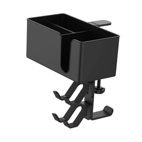 perfk Getränkehalter für den Schreibtisch, Desktop-Organizer, Telefon, minimalistische Stift-Aufbewahrungsbox, Controller, Kopfhörer-Aufhänger für, Schwarz perfk Getränkehalter für den Schreibtisch, Desktop-Organizer, Telefon, minimalistische Stift-Aufbewahrungsbox, Controller, Kopfhörer-Aufhänger für, Schwarz von perfk