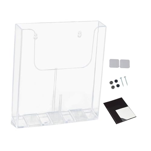 perfk Prospekthalter Wandhalterung Prospekthalter Transparenter Literaturhalter für Prospekte, 22.5 Cm X 4.2 Cm X perfk Prospekthalter Wandhalterung Prospekthalter Transparenter Literaturhalter für Prospekte, 22.5 Cm X 4.2 Cm X von perfk