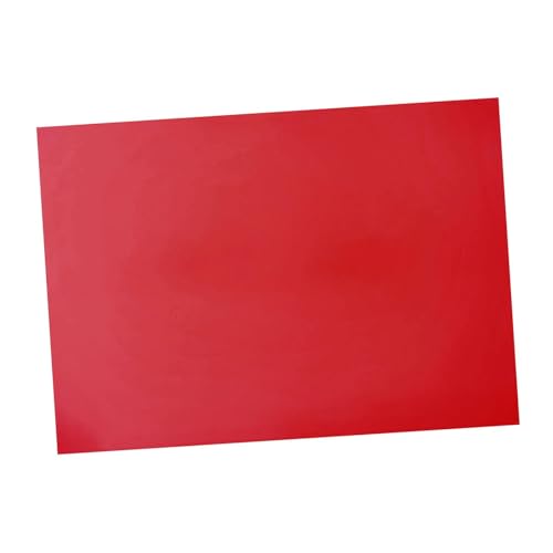 perfk Stempelstempelblatt -Gravur -Werkzeug für Stempel Stempel DIY Flexible weiche Stallkautschuk -Pad A4 Größen Mehrzweck für persönlich, Rot von perfk