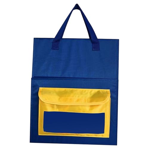 perfk Tabletop Pocket Chart Classroom Tool doppelseitig platzsparende Kinderausbildung Tool Lerntasche für Klassenzimmer kleiner Raum von perfk