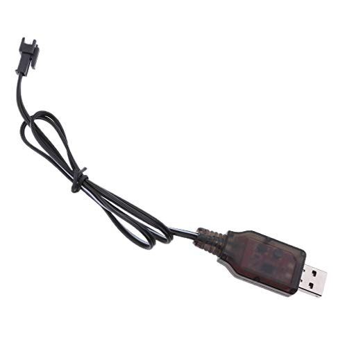 perfk USB Stecker zu SM-2P Buchse Schnellladekabel Datenkabel Ladekabel für RC Drohne Spielzeug von perfk