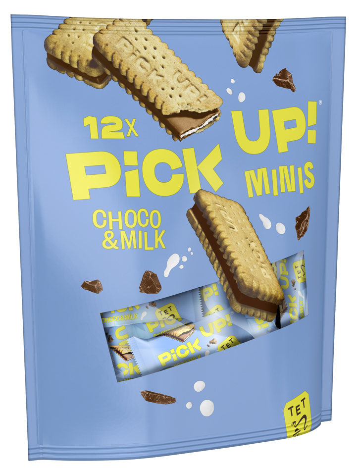 PiCK UP! Keksriegel , Choco & Milch minis, , Beutel PiCK UP! Keksriegel , Choco & Milch minis, , Beutel von pick up!