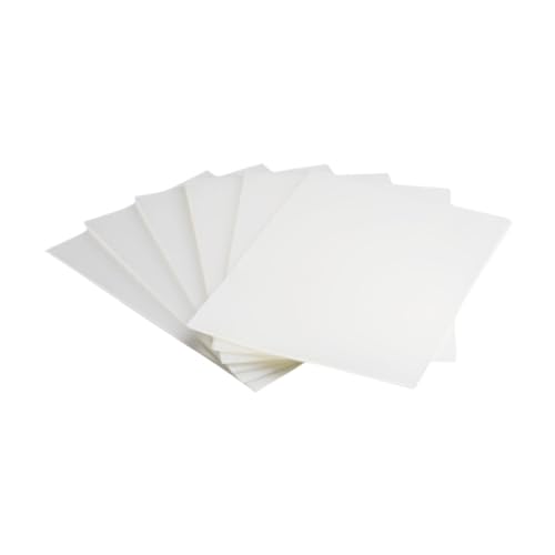 100 Stück A4 halbtransparente Einbandhüllen, 21 x 29,7 cm, PP-Ordner für Dokumente und Lebensläufe von pistro