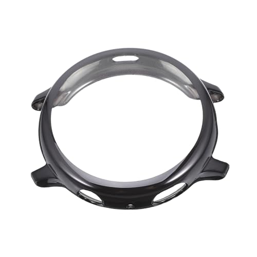 Galvanisiertes Uhrengehäuse, kratzfeste Schutzhülle mit präzisen Aussparungen für Smartwatches (4 x 4 x 0,7 cm) (Grau) von pistro