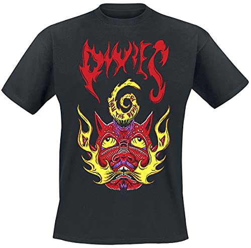 pixies Devil Is Black Herren T-Shirt Schwarz L 100% Baumwolle Regular pixies Devil Is Black Herren T-Shirt Schwarz L 100% Baumwolle Regular von pixies