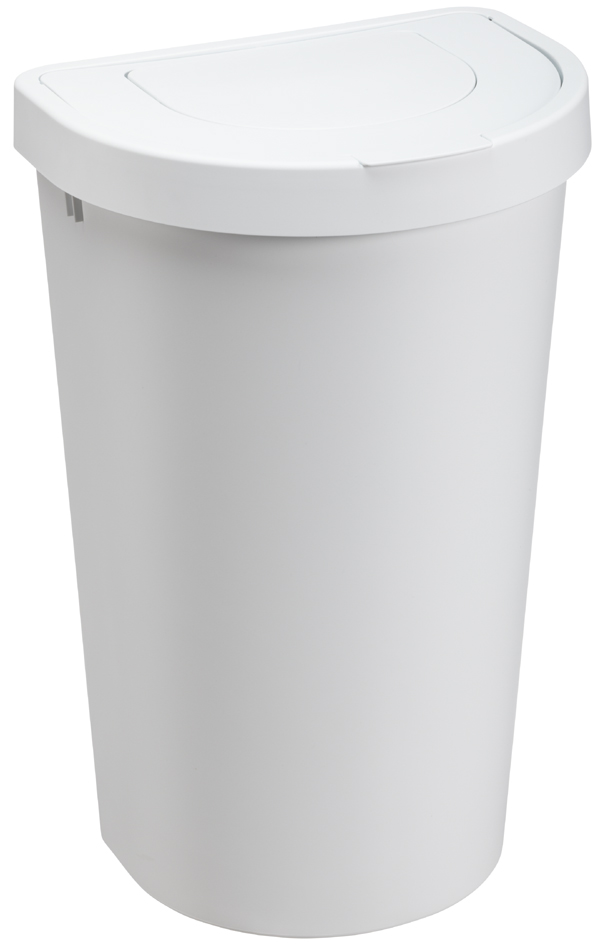 plast team Abfalleimer SEATTLE, 45 Liter, weiß von plast team