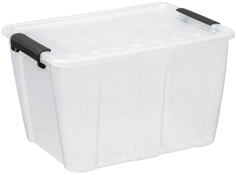 plast team Aufbewahrungsbox HOME BOX, 15 Liter, transparent von plast team
