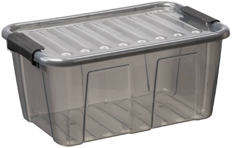 plast team Aufbewahrungsbox HOME BOX, 8,0 Liter, grau- von plast team