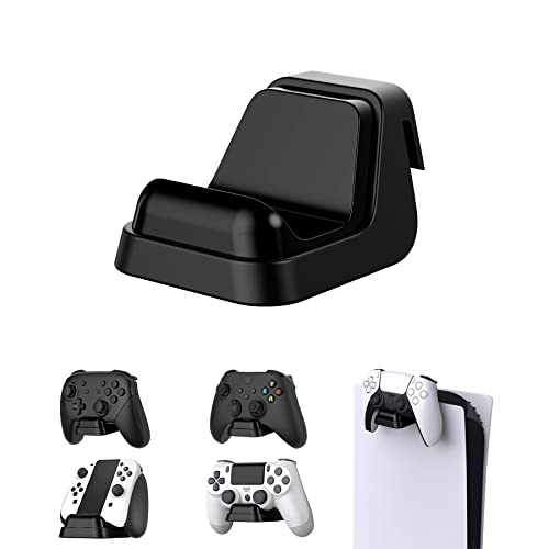 playvital Wandhalterung Controller/Kopfhörer Halter für ps5, Stand mit Anti-rutsches Design für Xbox Series Controller, Wandhalter für Switch Pro Controller Konsole Ständerhalter für ps5(Schwarz) von playvital