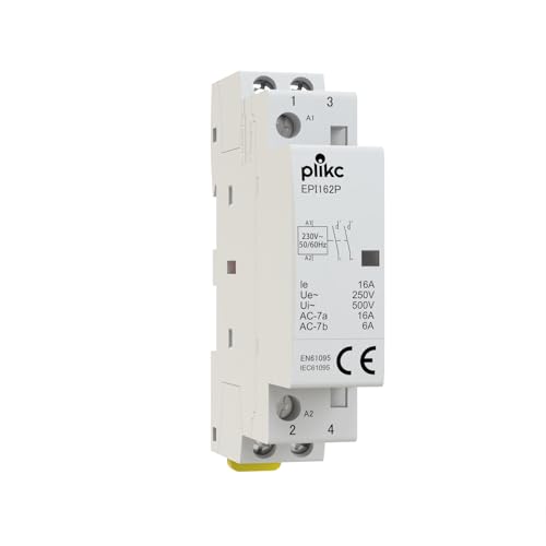 Modularer Schütz Stromversorgung 220/240 V saubere Kontakte Serie EPI (2 Kontakte NO - 16 A) von plikc
