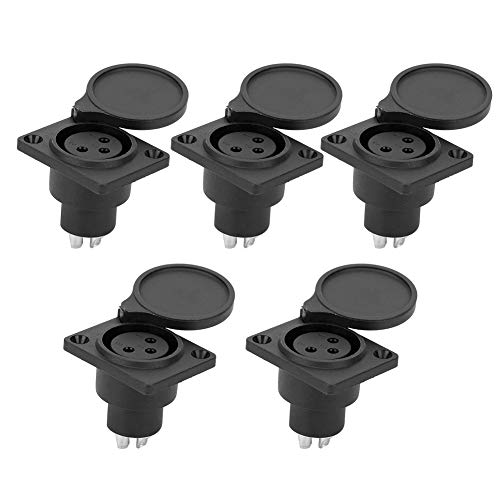 3Pin XLR wasserdichte weibliche Chassis -Panel -Plug -Audio -Sockel ABS -Shell -Schild Signal Interferenz Reduzieren Sie die Rausch -Halten Sie die e Schallqualität für die 3Pin XLR wasserdichte weibliche Chassis -Panel -Plug -Audio -Sockel ABS -Shell -Schild Signal Interferenz Reduzieren Sie die Rausch -Halten Sie die e Schallqualität für die von plplaaoo