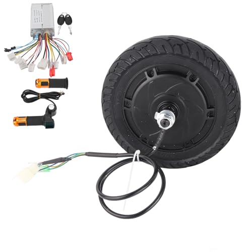 48 V 350W Elektrische Roller bürstenlosen Hub -Messmotor -Umrechnungskit Explosionssicherer Verschleiß resistenter Gummi -Reifen -Aluminium -Leichtmetall -Radnaben für 8 -Zoll von plplaaoo