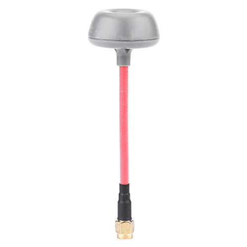 plplaaoo 5,8g RHCP FPV Antenne Hochleistungs -Pilzform Tx Rx Antenne Schnelles Transmission Weites Bereich für RC -Drohnen Abs Metall Schwarz 10,6 cm 26g (RP-SMA männliches inneres Loch) von plplaaoo