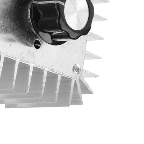 AC 220 V 5000W Thyristor Motor Geschwindigkeitsregelregelung für Temperaturregulierung Elektrische Leuchten Lüfter Motoren Aluminiumgehäuse 85x70 x 40 mm von plplaaoo