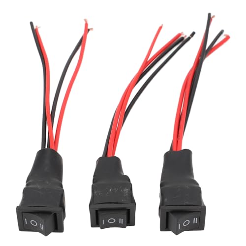 DC Motor Vorwärts -Rückwärtsschalter hoher Leitfähigkeit 10A Reversible Steuerschalter Drei Positionsdesign für Gleichstrompolaritätskontrolle mit Draht 3PCs DC Motor Vorwärts -Rückwärtsschalter hoher Leitfähigkeit 10A Reversible Steuerschalter Drei Positionsdesign für Gleichstrompolaritätskontrolle mit Draht 3PCs von plplaaoo