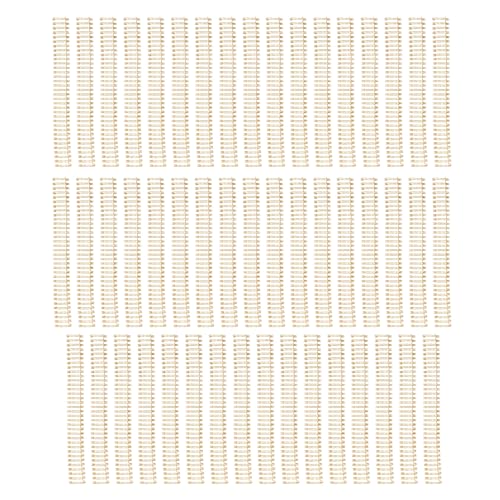Doppelschleifendrahtbindungsstacheln robuste uerhafte Metall -Inner -Draht -Nylon -Beschichtung A4 Papierbindungsringe 180 Blätter Kapazität 34 Zähne 3: 1 Pitch für Bürodokumente (Gold) von plplaaoo