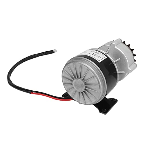 Elektromotor mit Untersetzung, 24 V, 250 W, hohe Torsionskraft, 3300 U/min, Bürstenmotor mit 18 Zähnen, Kettenrad für Elektrofahrräder und Roller, Aluminiumlegierung, Metall, Gummi Elektromotor mit Untersetzung, 24 V, 250 W, hohe Torsionskraft, 3300 U/min, Bürstenmotor mit 18 Zähnen, Kettenrad für Elektrofahrräder und Roller, Aluminiumlegierung, Metall, Gummi von plplaaoo