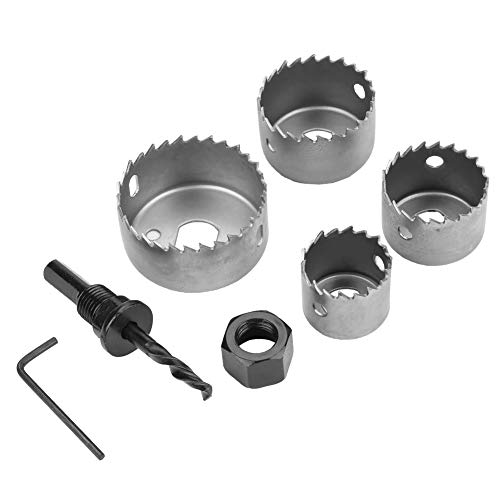Hoch Kohlenstoffstahl -Loch -Säge Bohrbit Set Scharfes haltbares Holzbearbeitungswerkzeug für Türen Schränke Schreibtische 32 mm 38 mm 44 mm 54 mm Hoch Kohlenstoffstahl -Loch -Säge Bohrbit Set Scharfes haltbares Holzbearbeitungswerkzeug für Türen Schränke Schreibtische 32 mm 38 mm 44 mm 54 mm von plplaaoo