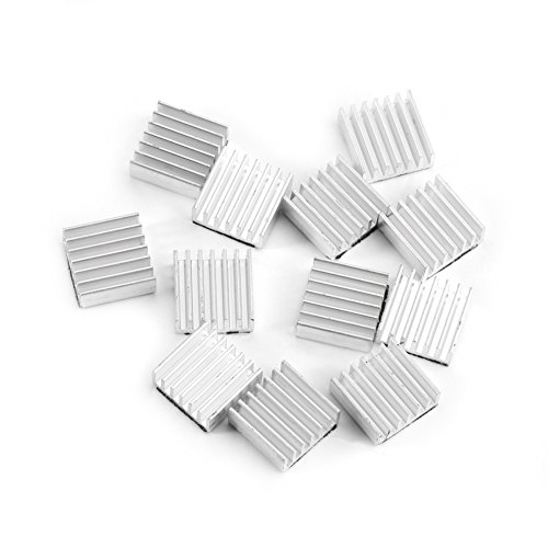 Hochwertiges Aluminium -Kühlkühlungskit mit Aluminium -Kühlkörper mit Klebstoff Rücken 14x14x6mm für Computer Power IC LED Light -Geräte 12pcs Hochwertiges Aluminium -Kühlkühlungskit mit Aluminium -Kühlkörper mit Klebstoff Rücken 14x14x6mm für Computer Power IC LED Light -Geräte 12pcs von plplaaoo