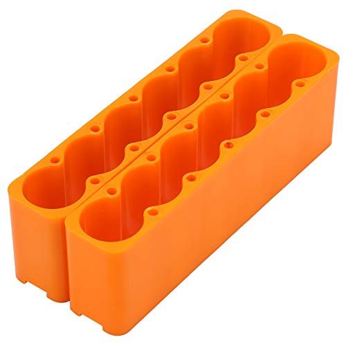 Industrielle Kunststoff einstellbare Batterieschweißschaltklemme Hochtemperaturbeständiges Befestigungswerkzeug für Batteriespot -Schweißen 2 PCS Set 4 Abschnitt 6 Abschnitt 8 (6 Abschnitte) von plplaaoo