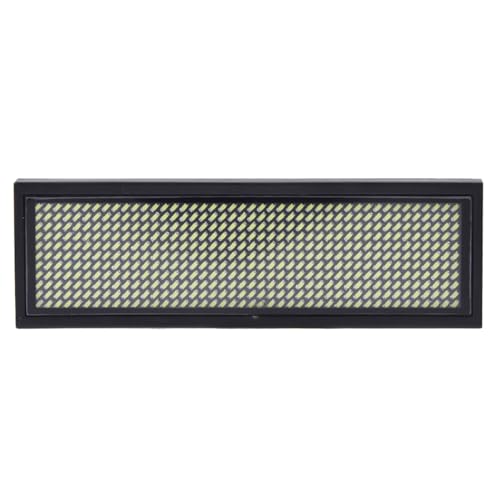 LED -Name Badge Scrolling Message Tag Chinese 4 Charakterzeichen Display mehrsprachige Abs Kunststoff Blau gelb weiß 93x30x6mm für Flughäfen Einkaufszentren Einkaufszentren (Weiß) von plplaaoo