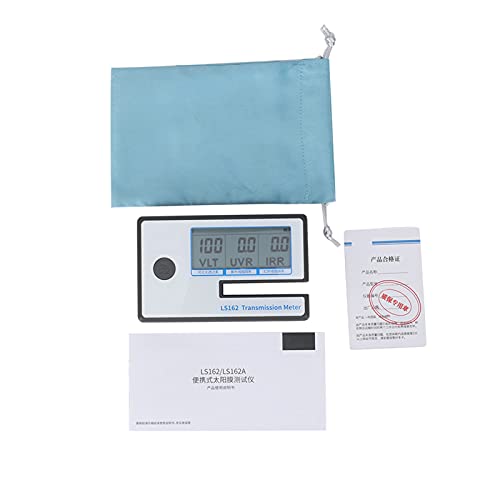 LS162 Digital Fenster Tint Meter Solarfilmübertragungsmesser VLT UV IR -Abstoßungstester tragbare kompakte Batterie für gefilmte Glasfenster -Tint -Seiten -Windschutzscheiben LS162 Digital Fenster Tint Meter Solarfilmübertragungsmesser VLT UV IR -Abstoßungstester tragbare kompakte Batterie für gefilmte Glasfenster -Tint -Seiten -Windschutzscheiben von plplaaoo