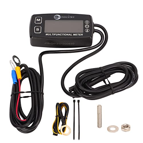 Motor digitaler Drehzahlmesser ABS -Metall LED -Bildschirm wasserdichtes Motorstundenmeter für Elektrofahrrad Schwarzes langlebiges und präzises DC 12 -V -Installationskit Motor digitaler Drehzahlmesser ABS -Metall LED -Bildschirm wasserdichtes Motorstundenmeter für Elektrofahrrad Schwarzes langlebiges und präzises DC 12 -V -Installationskit von plplaaoo