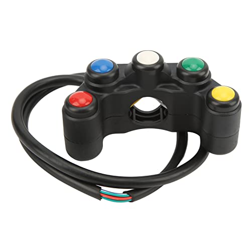 Motorrad -Lenker -Steuerschalter 5 in 1 Multi -Funktion -Scheinwerfer drehen Lichthornschalter für 2,2 cm Lenker Motorrad -Lenker -Steuerschalter 5 in 1 Multi -Funktion -Scheinwerfer drehen Lichthornschalter für 2,2 cm Lenker von plplaaoo