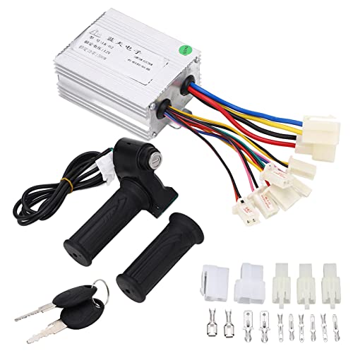 Motorsteuerungs-Gasgriff-Kit, 12 V, 500 W, Umbau auf Elektrofahrräder und Roller, Metallgehäuse mit Digitalanzeige und Tempomat für Elektrofahrräder, Dreiräder und Motorräder Motorsteuerungs-Gasgriff-Kit, 12 V, 500 W, Umbau auf Elektrofahrräder und Roller, Metallgehäuse mit Digitalanzeige und Tempomat für Elektrofahrräder, Dreiräder und Motorräder von plplaaoo