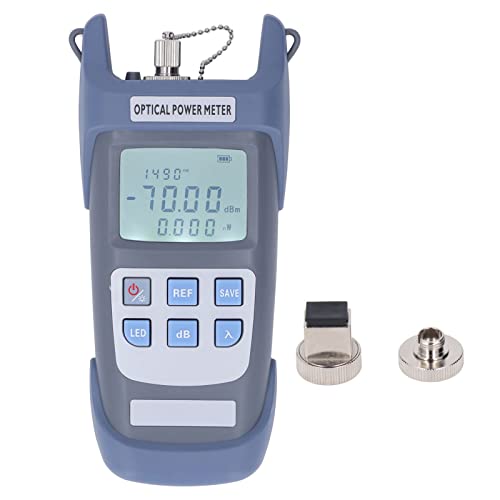 OPTISCHER NOTICAL METER hohe Genauigkeit Glasfaser -Kabel -Tester mit 7 Testwellenlängen automatisch lange Akkulaufzeit für die optische Faserkommunikation ABS -Gehäuse von plplaaoo