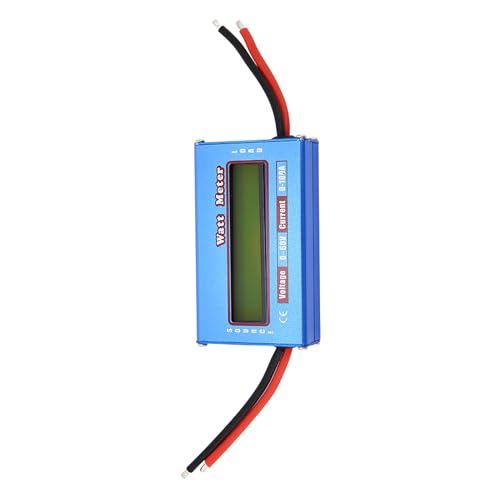 RC-Digital-Wattmeter, hochpräzises Leistungsmessgerät, professionelles RC-Wattmeter, Wattmeter, Energiemessgerät für RC-Hobby, Gleichstromkreise, Solaranlagen, Boote, Wohnmobile, von plplaaoo