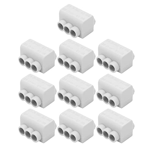 Splitter -Drahtanschluss 1 in 3 Out Messing Leiter Schnellkabelklemme Block für Deckenlampen 60A 400 V 10 PCS Professionelles Design Hochleitungssicherheit Sicherheitsstruktur Splitter -Drahtanschluss 1 in 3 Out Messing Leiter Schnellkabelklemme Block für Deckenlampen 60A 400 V 10 PCS Professionelles Design Hochleitungssicherheit Sicherheitsstruktur von plplaaoo